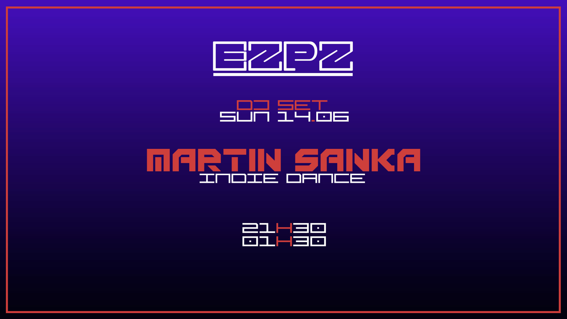 Martin Sanka @ Ezpz Cover