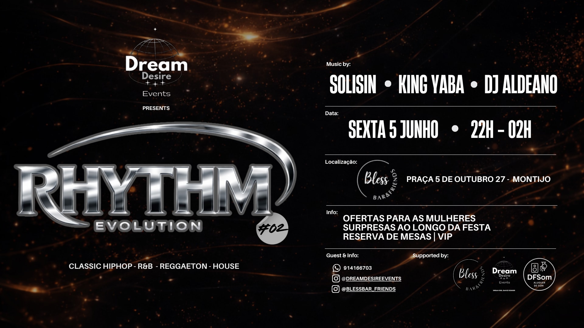 Rhythm Evolution #02 By Dream Desire Events | Bless Bar Cover