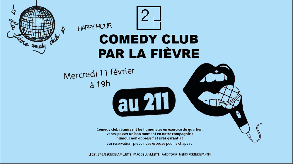 Comedy Club Au 211 By La Fièvre Cover