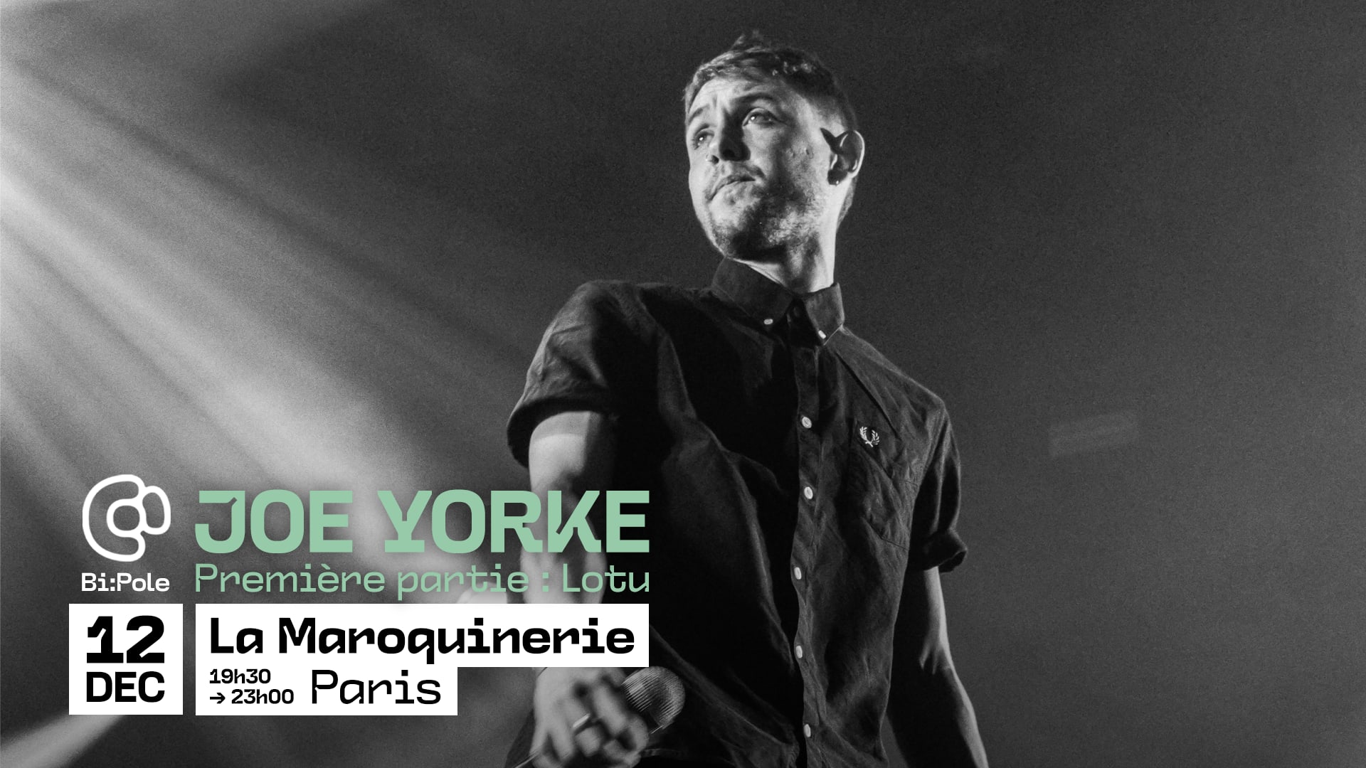 Joe Yorke + Lotu @ La Maroquinerie Cover