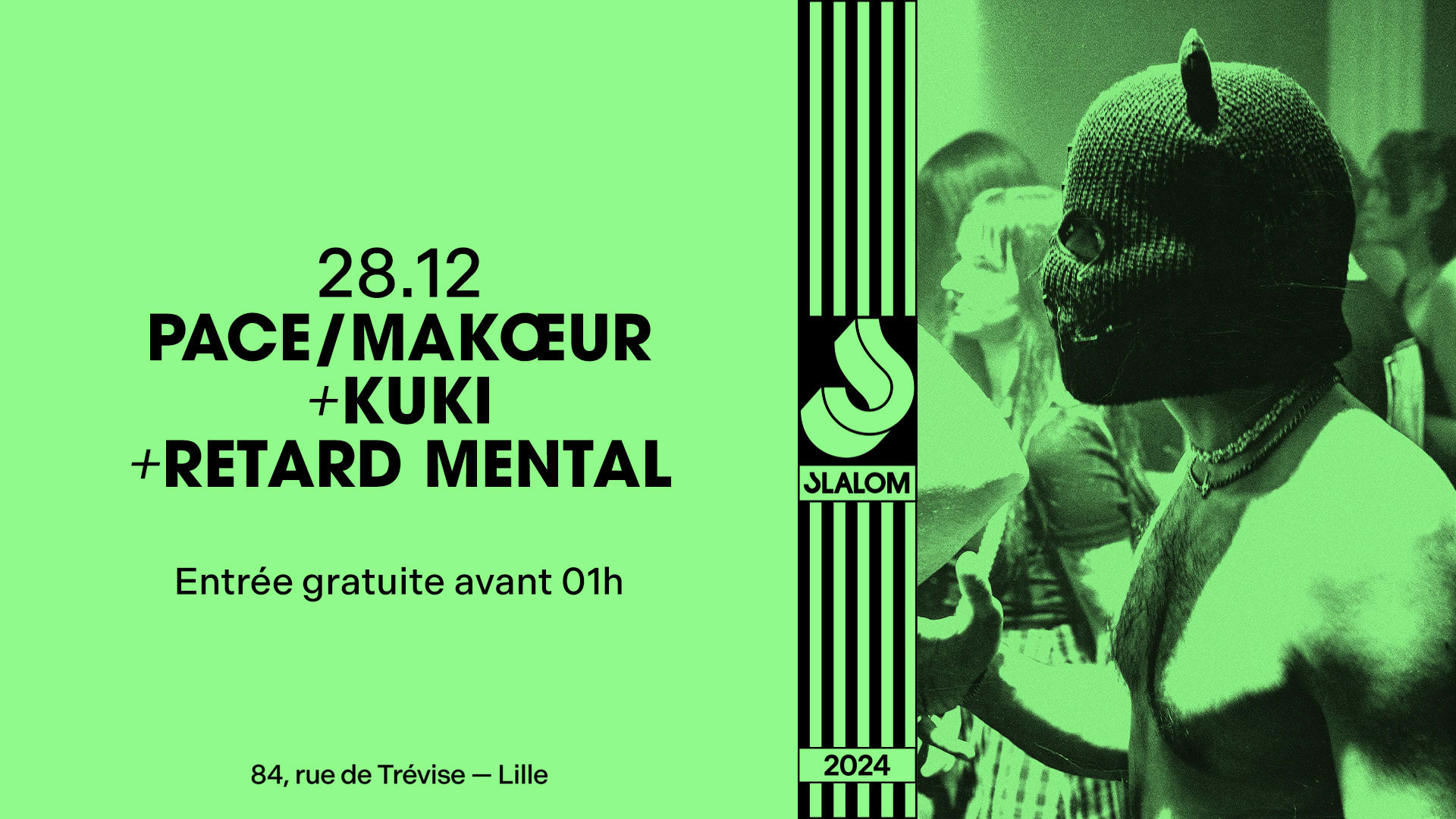 Slalom : Pace/Makoeur • Kuki • Retard Mental Cover