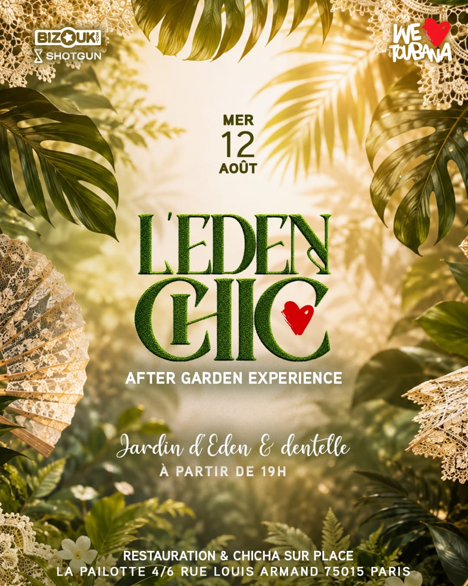 L'eden Chic Jardin D'eden Vs Dentelles Cover