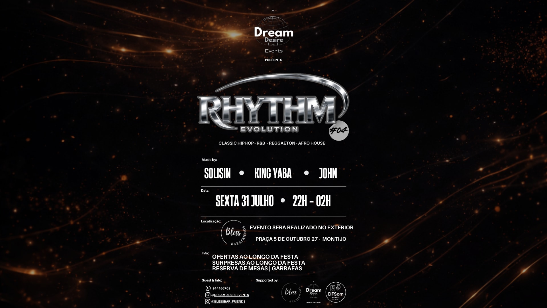 Rhythm Evolution #04 By Dream Desire Events -  Bless Bar Cover