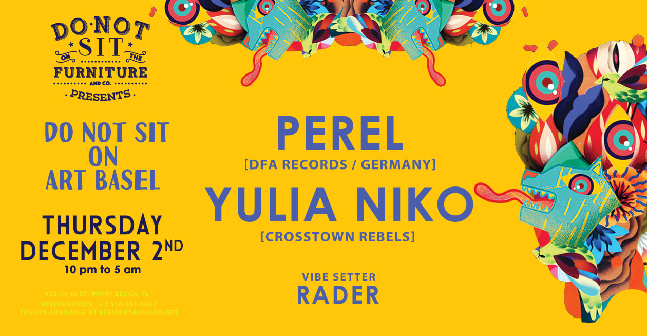 Perel And Yulia Niko [Do Not Sit On Art Basel] Cover