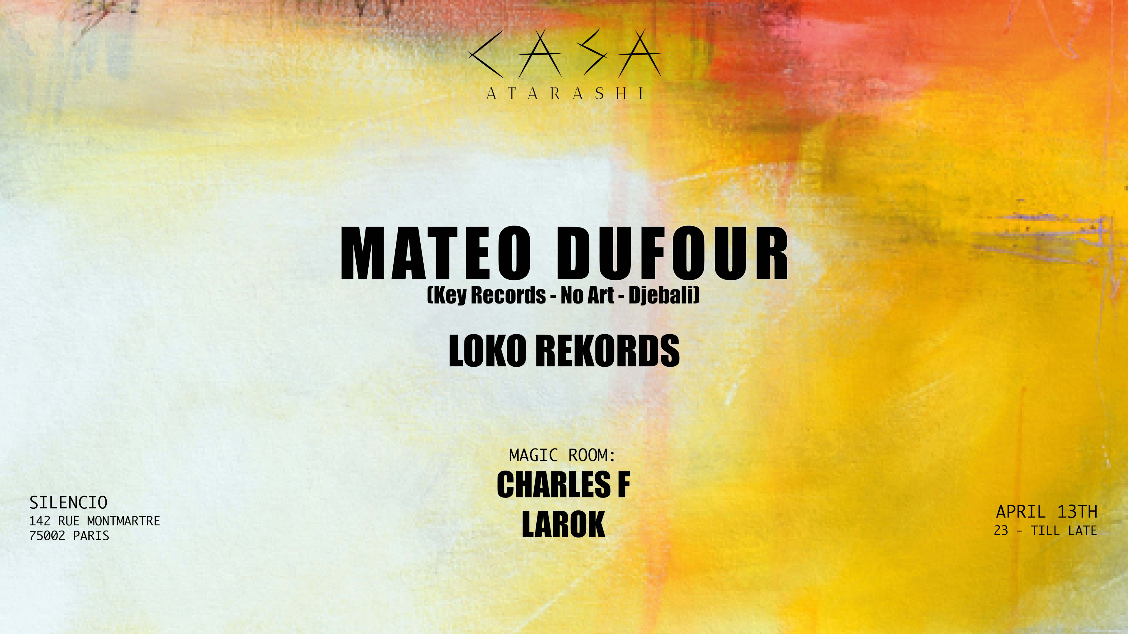 Casa Atarashi W/ Mateo Dufour Cover