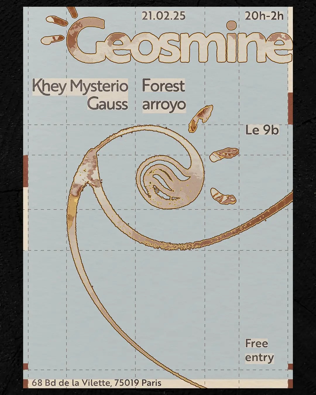 Geosmine Invites Khey Mysterio @Le 9b Cover