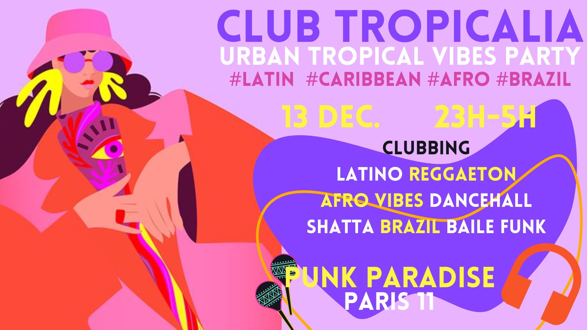 Club Tropicalia 13/12 ~ Afro, Latin, Caribbean, Brazil Vibes Cover