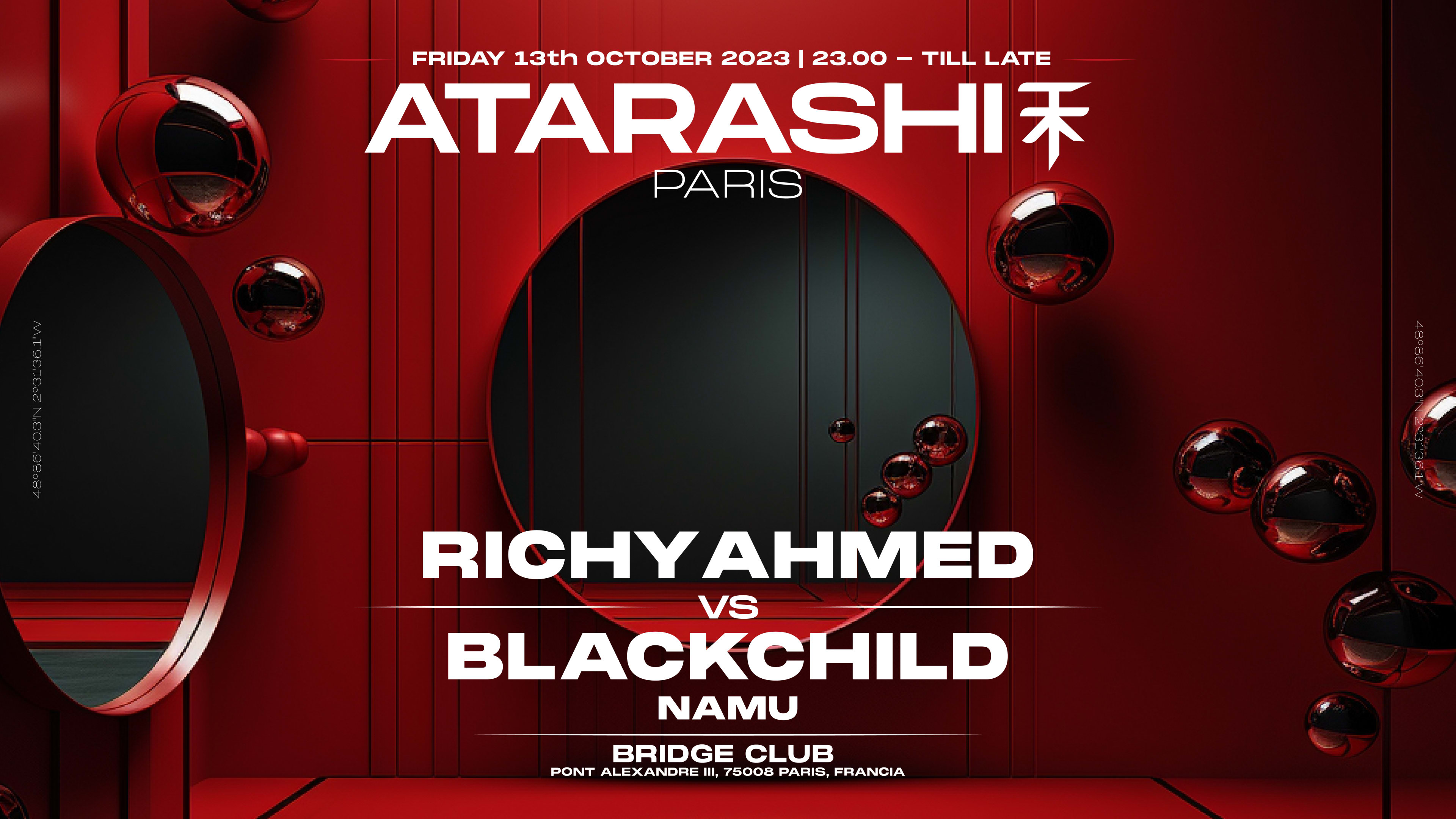 Atarashi Paris: Richy Ahmed B2b Blackchild & Namu Cover