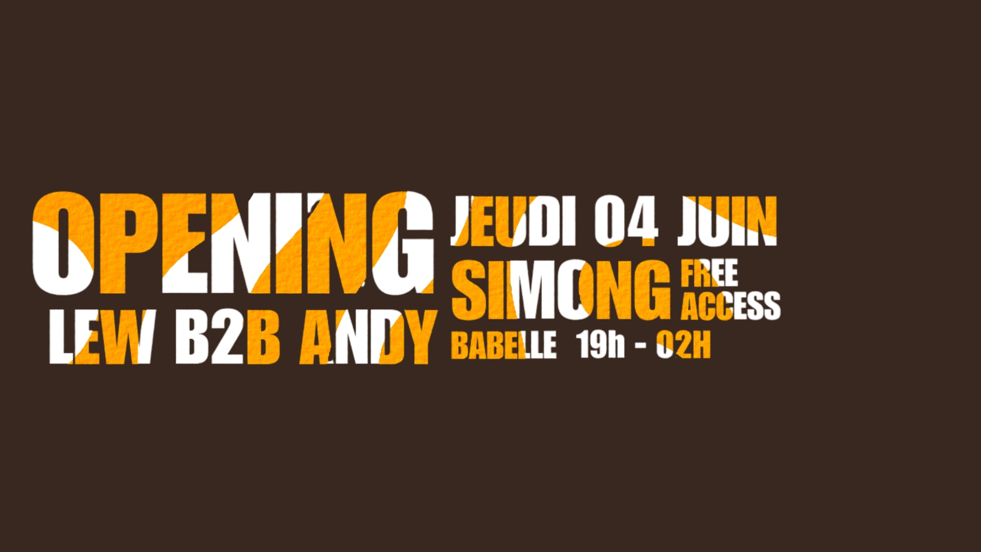 Opening De La Saison, Lew - Andy - Simong - Babelle Cover