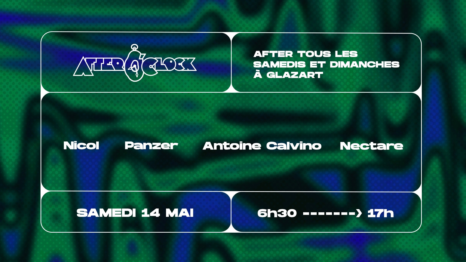 After O'clock : Panzer, Nectare, Nicol, Antoine Calvino Cover