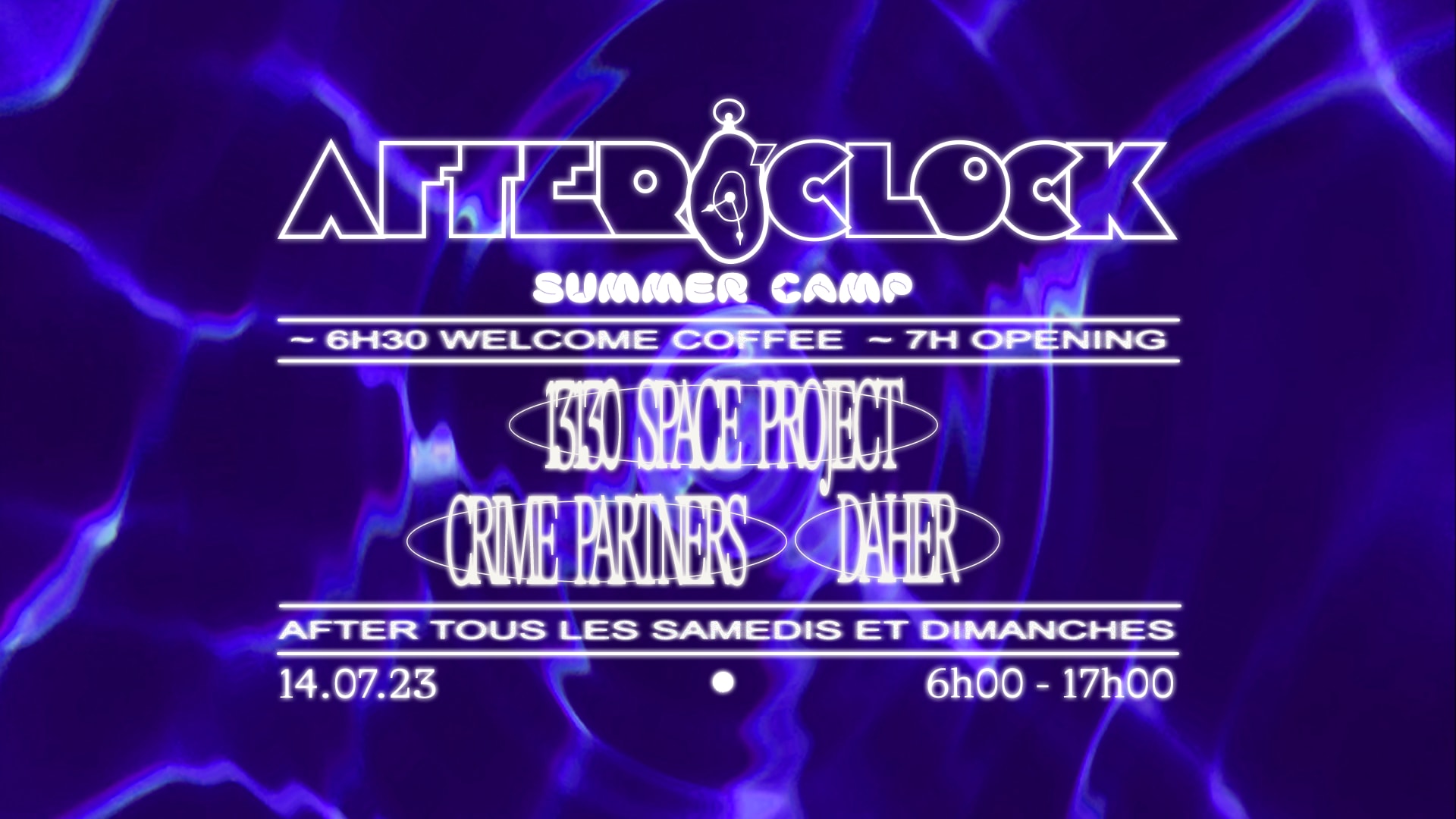 After O'clock : Crime Partners, 13130 Space Project & Daher Cover