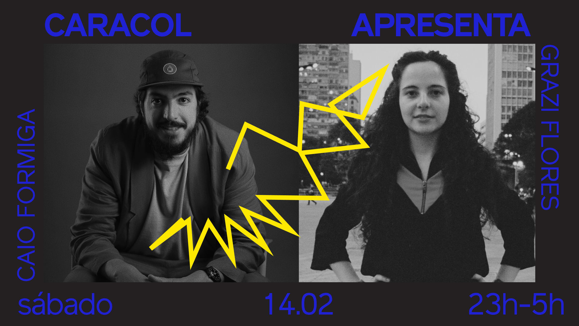 Caracol Apresenta Grazi Flores E Caio Formiga (Sáb - 14/02) Cover