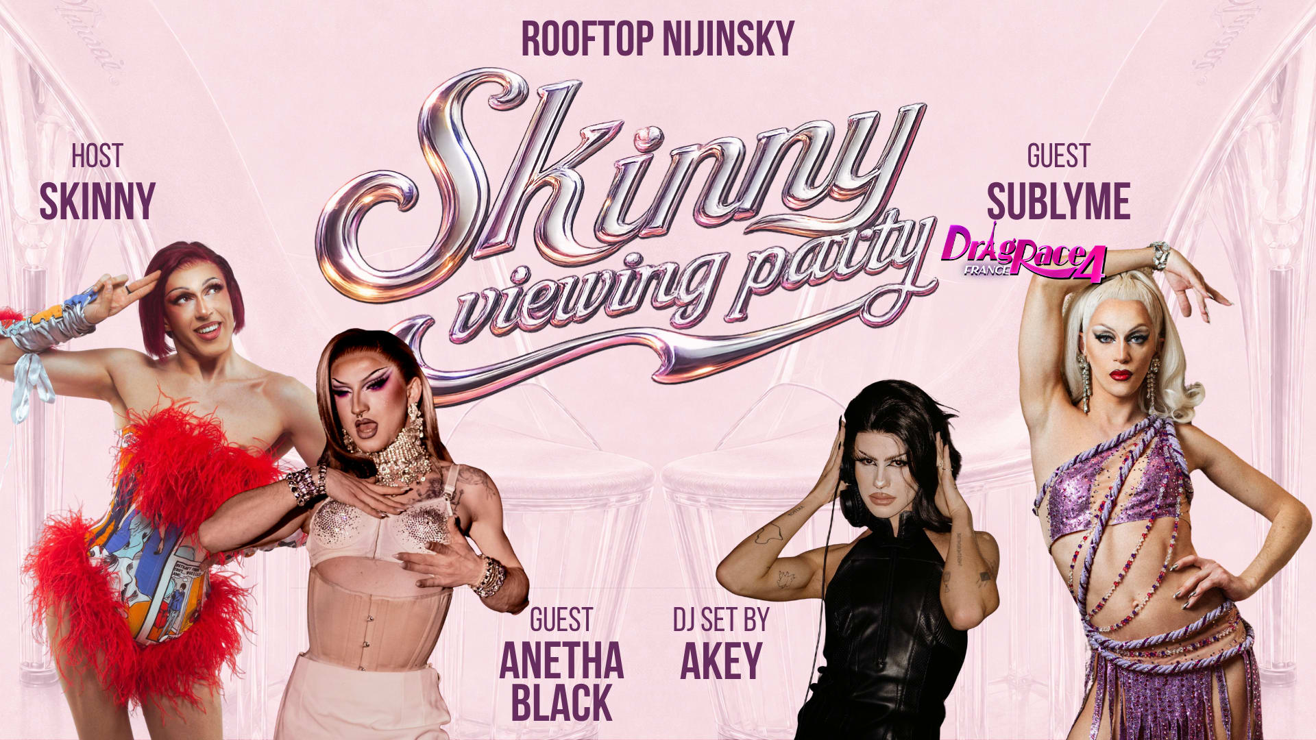 Skinny Viewing Drag Race France And Dj Set Cover