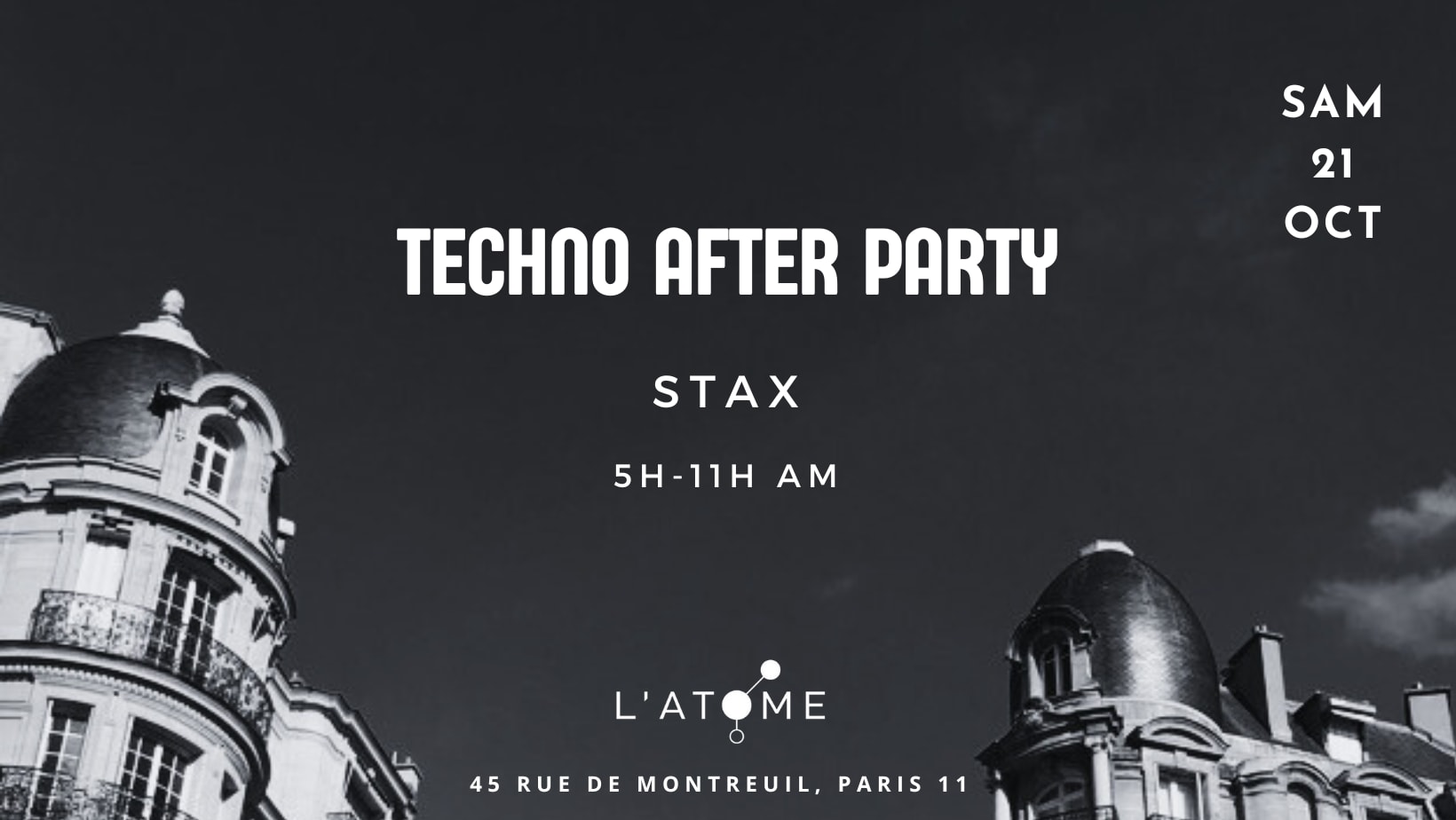 After Techno L'atome #365 W/ Stax Cover