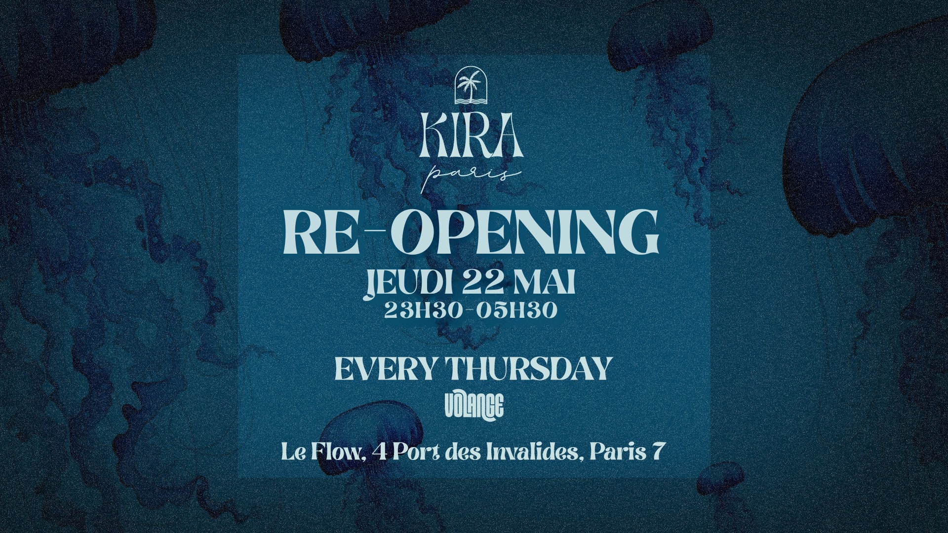 Kira - Flow Paris - 22/05 Opening Cover