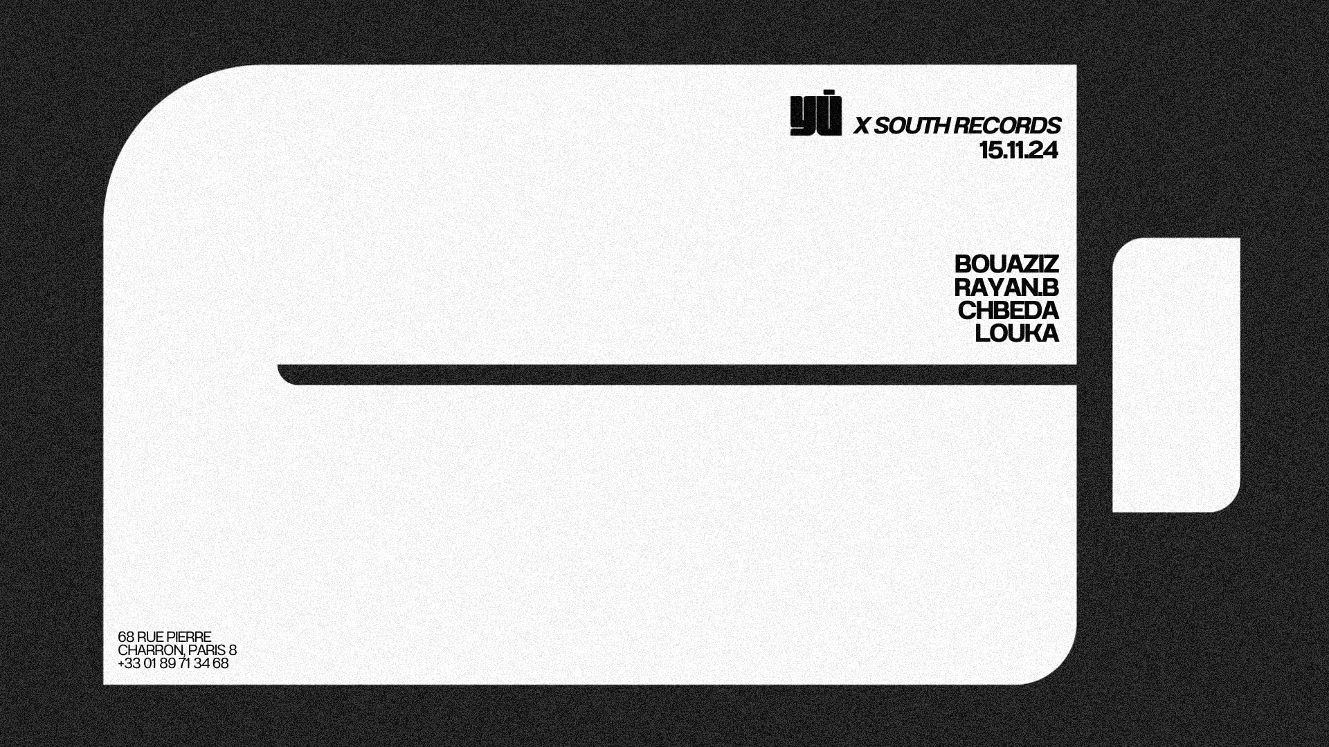 Fridays - South Records I 15.11 @ Yū Club Cover