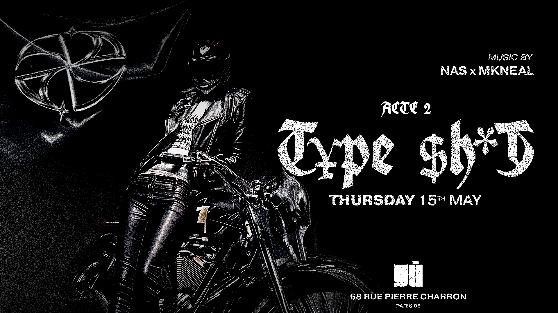 Type Shit Paris - Thursday 15th May Cover