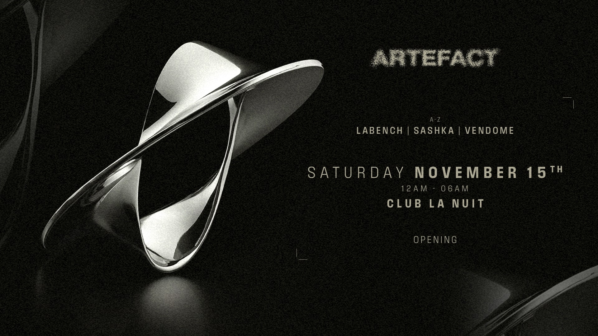 Artefact Opening: Sashka, Labench, Vendome Cover