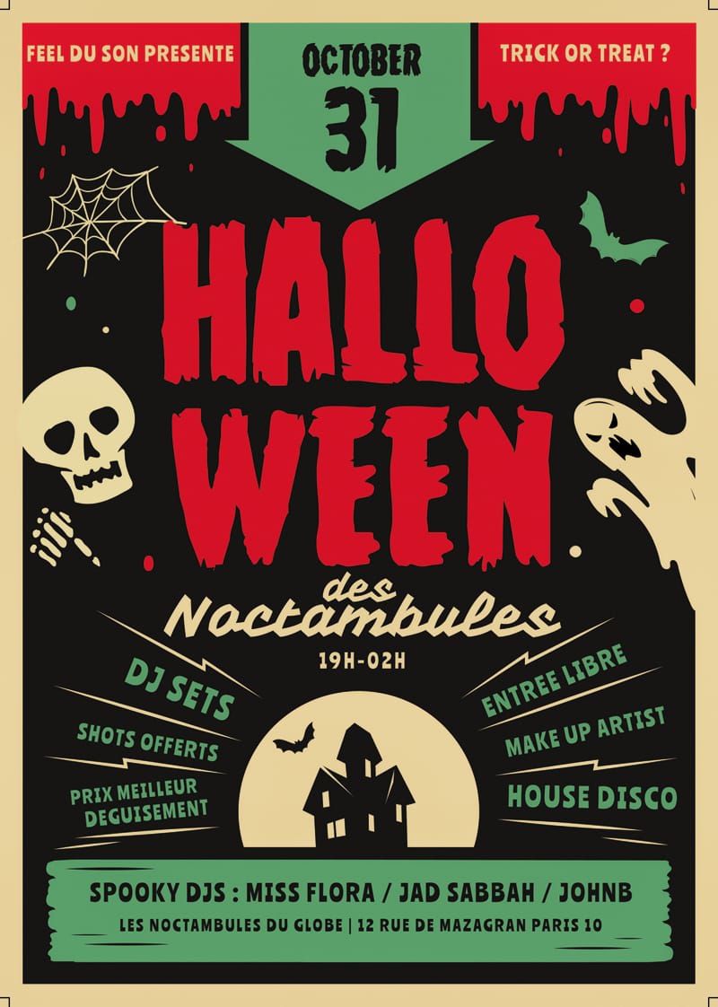 Halloween Party - Feel Du Son X Noctambules Du Globe Cover