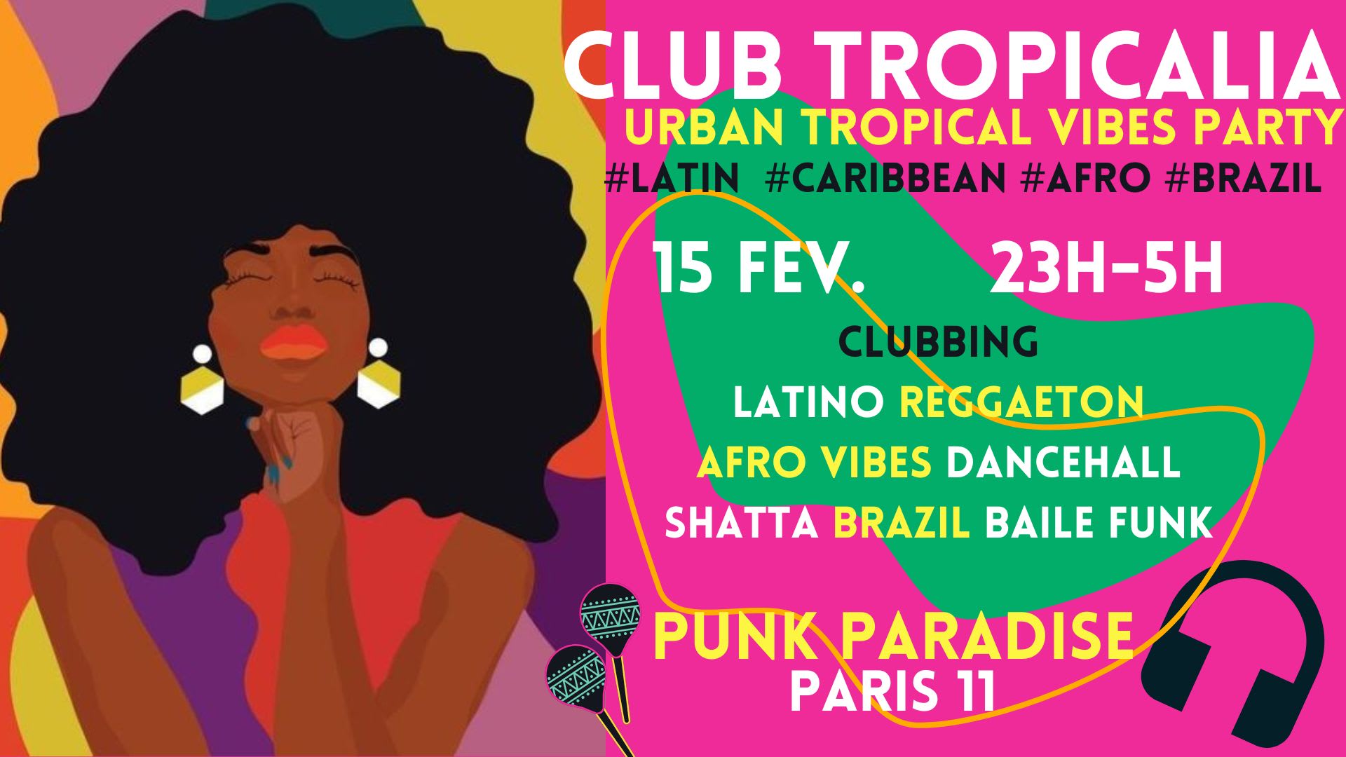Club Tropicalia 15/2 ~Afro, Latin, Caribbean, Brazil Vibes! Cover