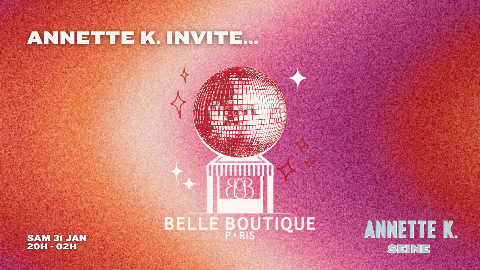 Annette K. Invite La Belle Boutique Cover