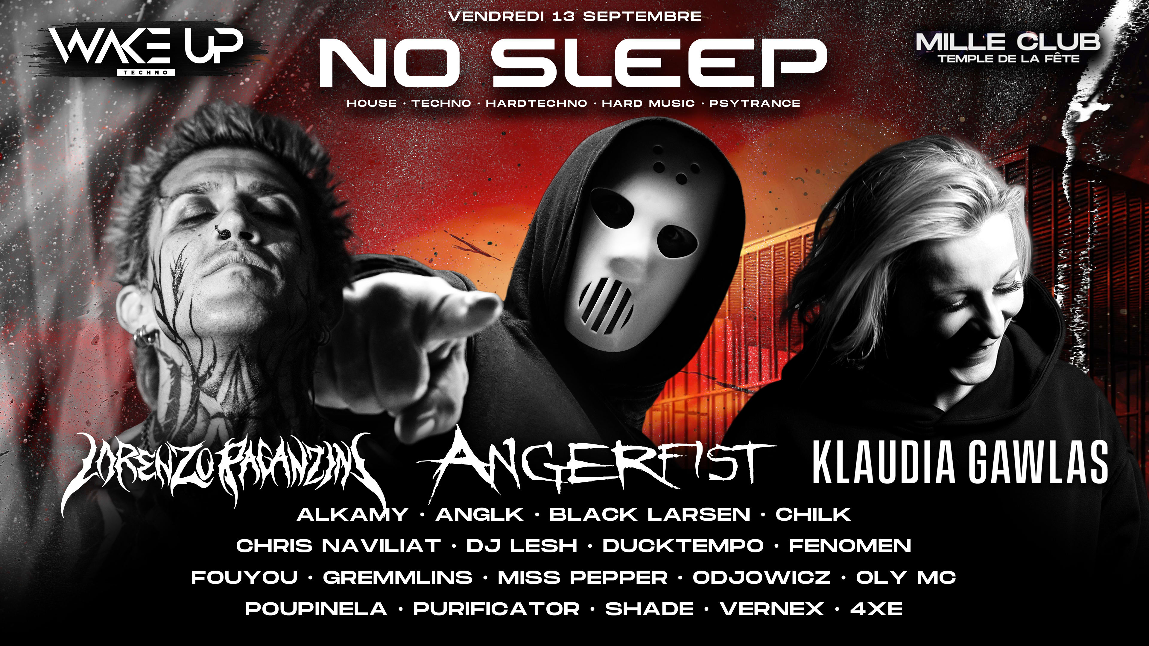 Wake Up Present "No Sleep" Cover