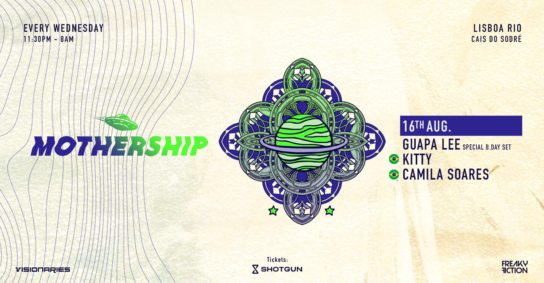 Mothership By Visionaries & Freaky Fiction - 16th August Cover