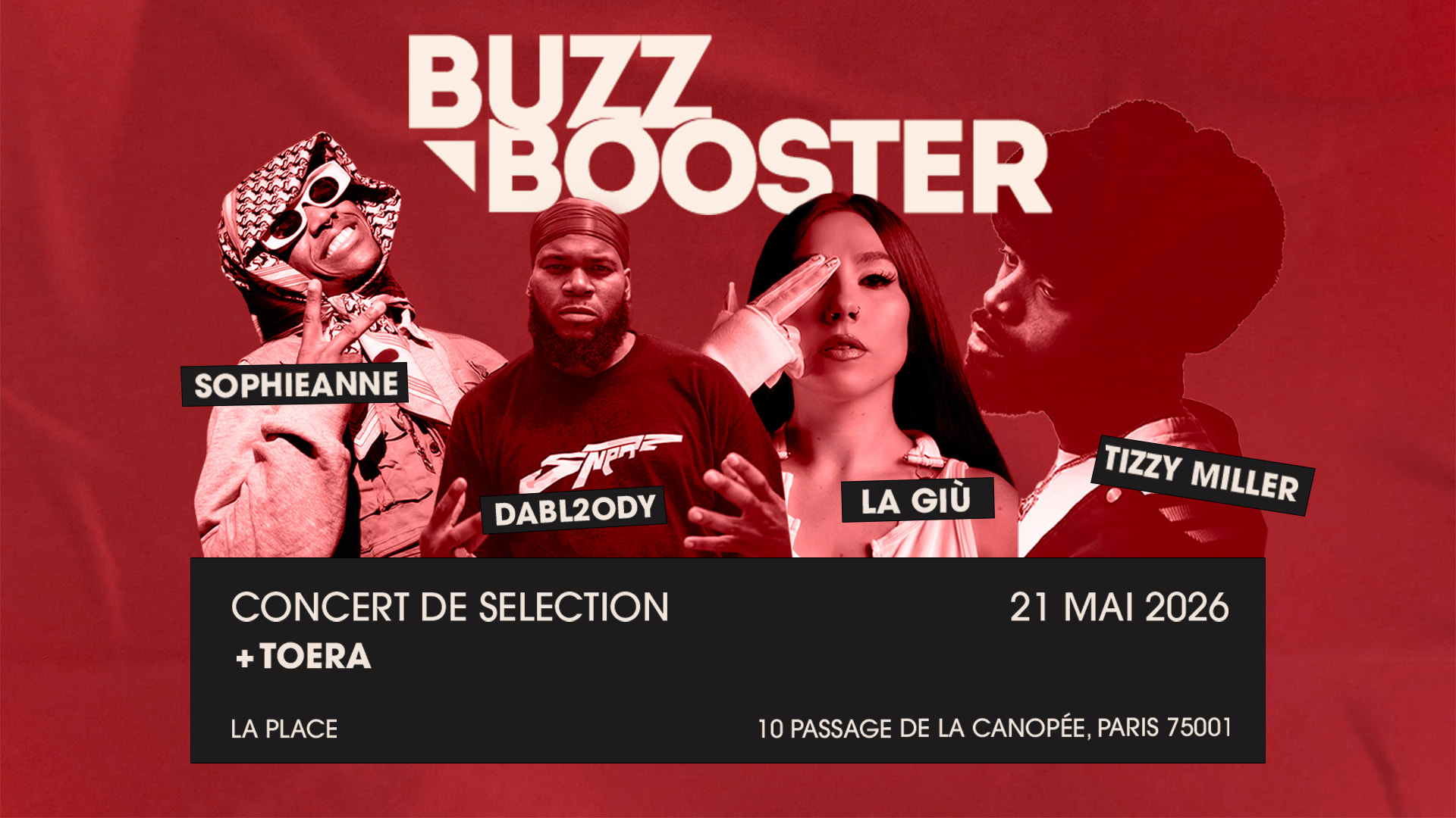 Buzz Booster Sélection Ile-De-France + Toera Cover