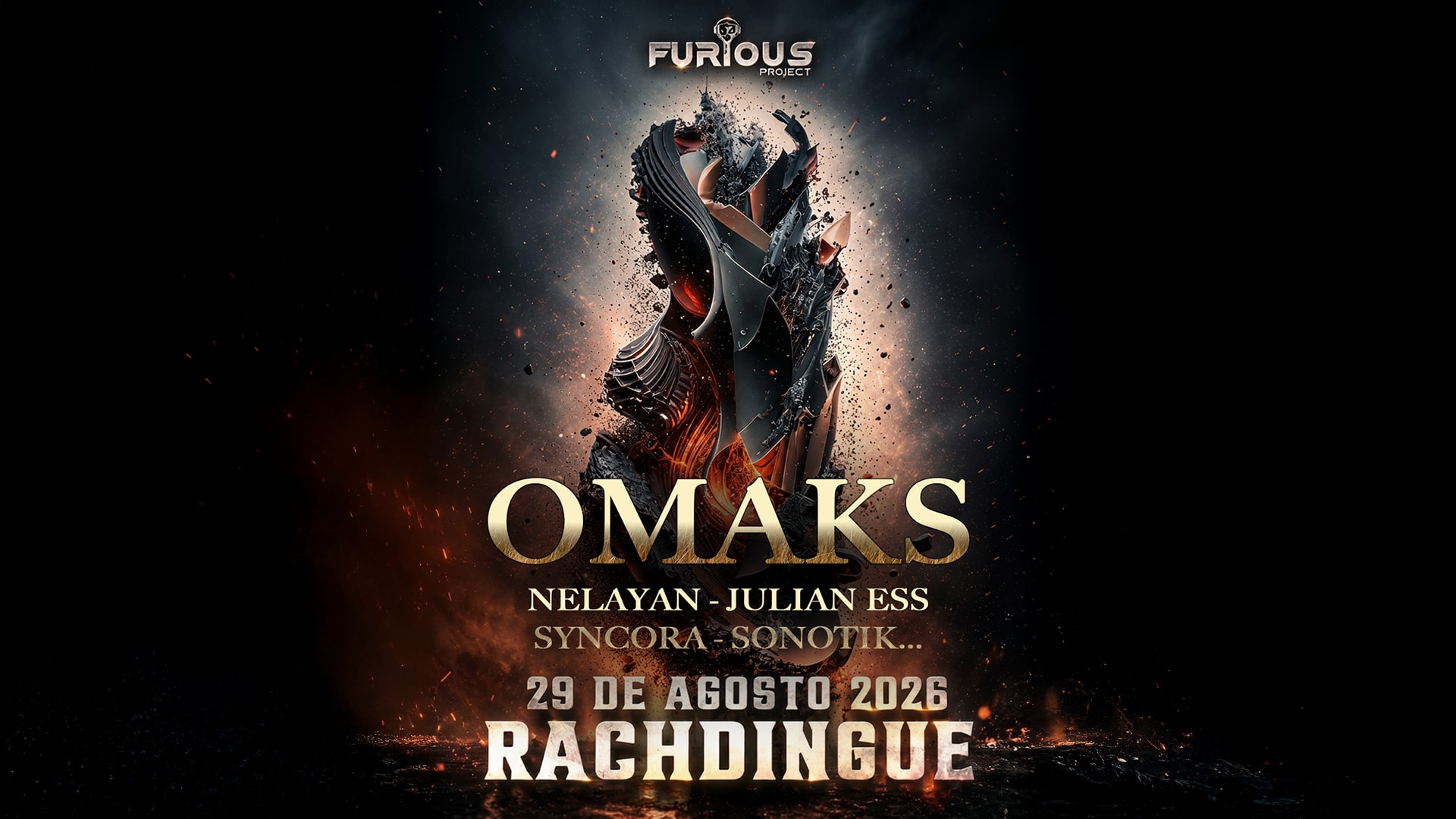 Furious Project #10 Omaks @ Rachdingue 29.08.26 Cover