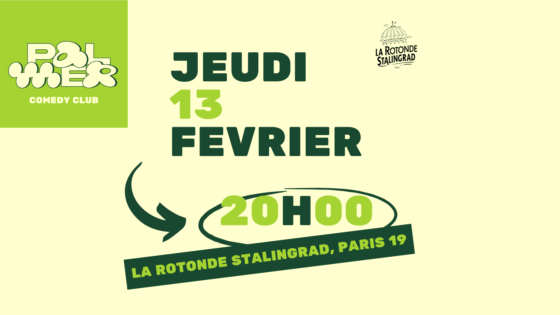 Palmer Comedy Club - Takeover Le Refuge Cover