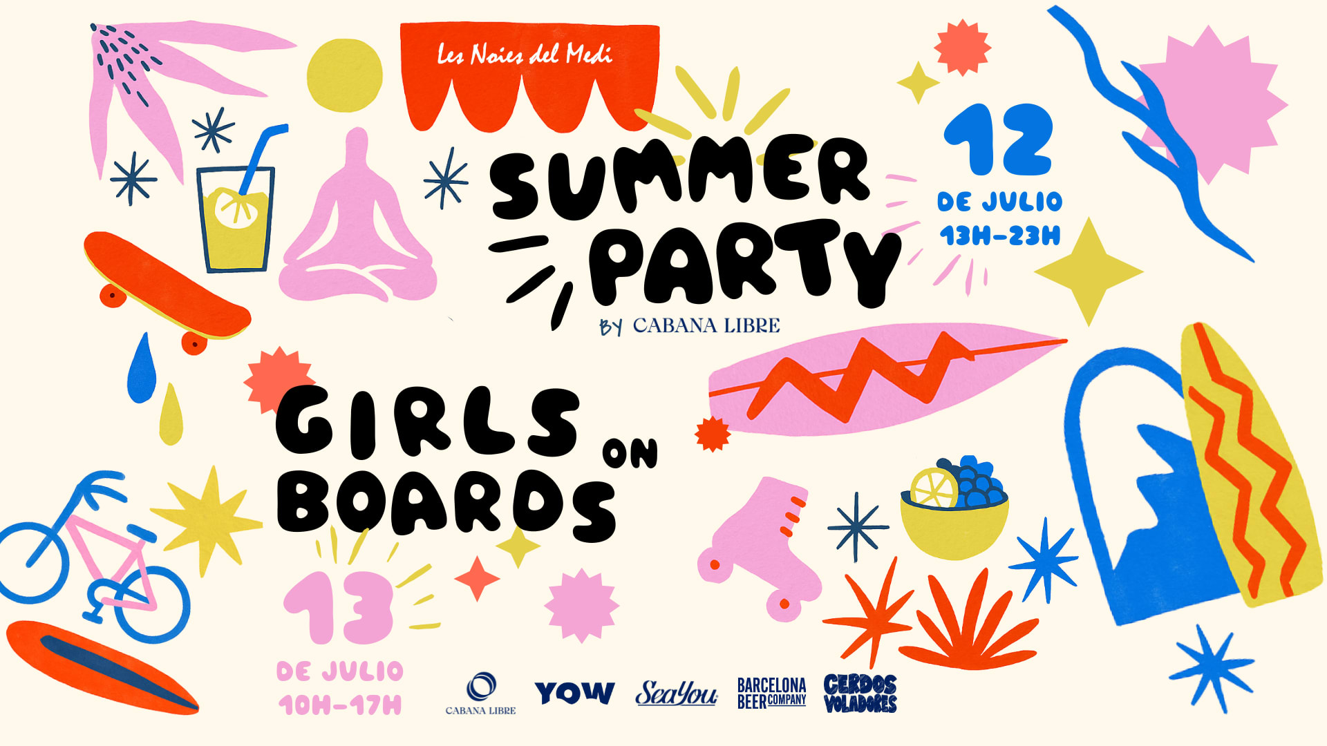 Les Noies Del Medi Summer Party Cover