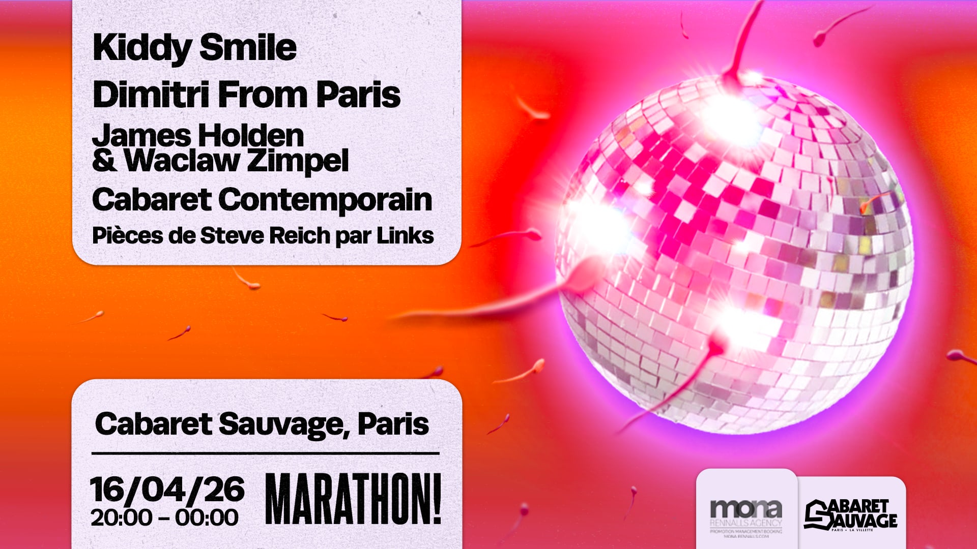 Marathon! Kiddy Smile, Dimitri From Paris, James Holden... Cover