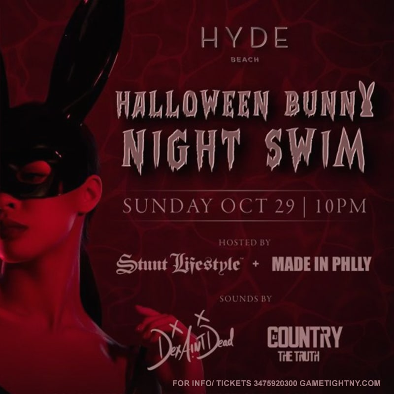 Hyde Beach At Sls South Beach Miami Swim Halloween Party Cover