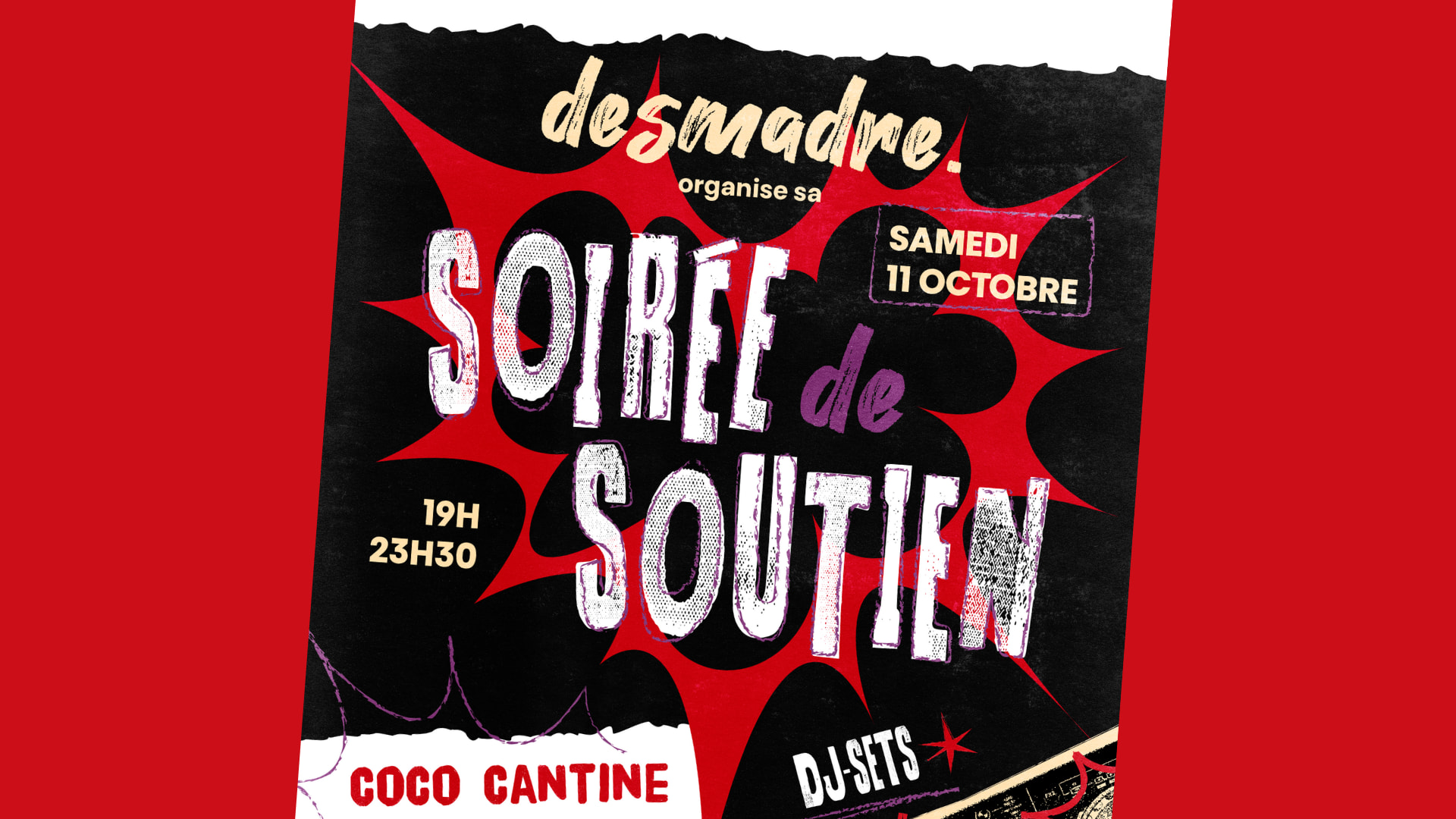Soirée De Soutien Au Festival Féministe Desmadre Cover