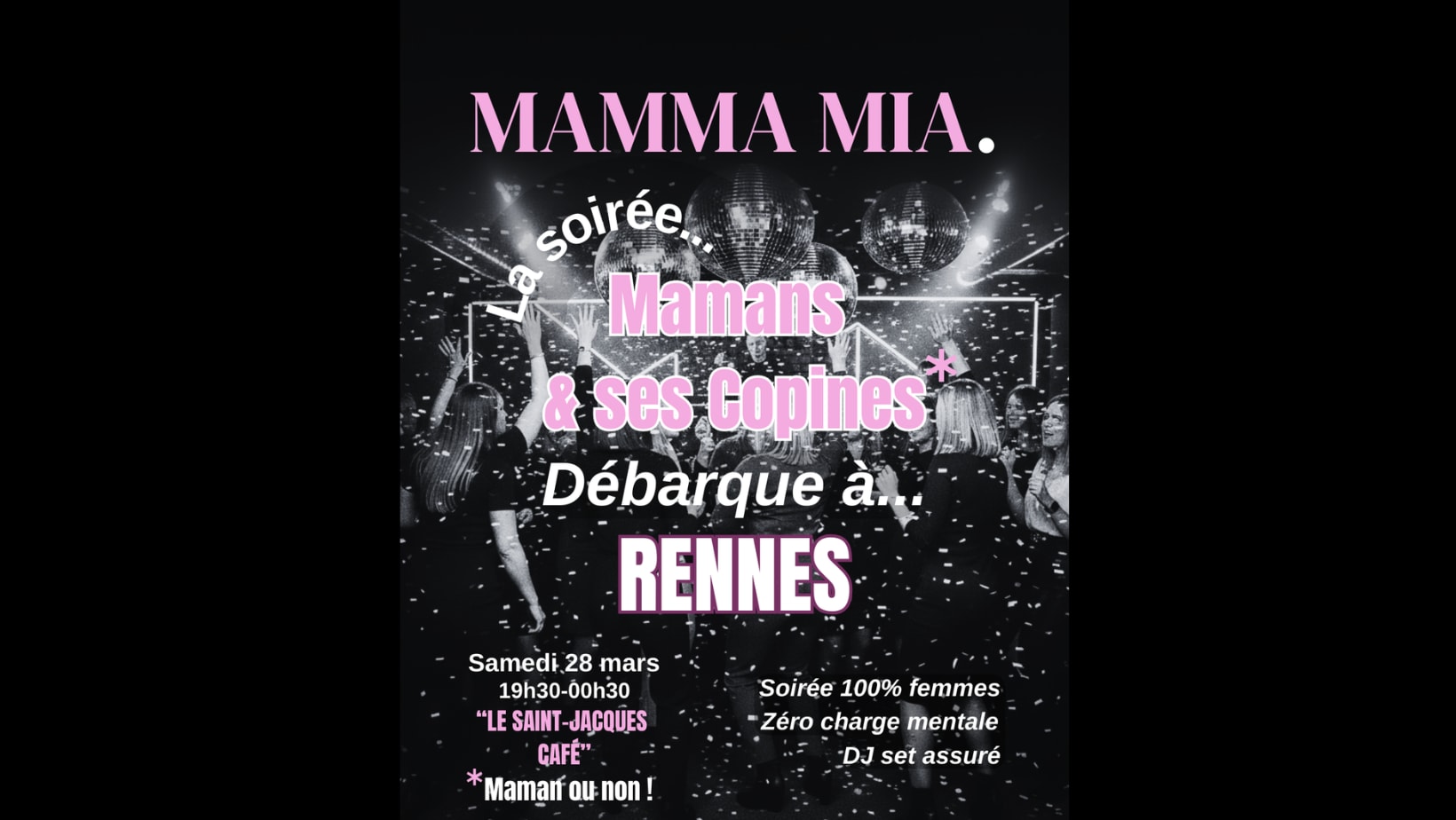 Rennes - Samedi 28 Mars | Mamans & Ses Copines Cover