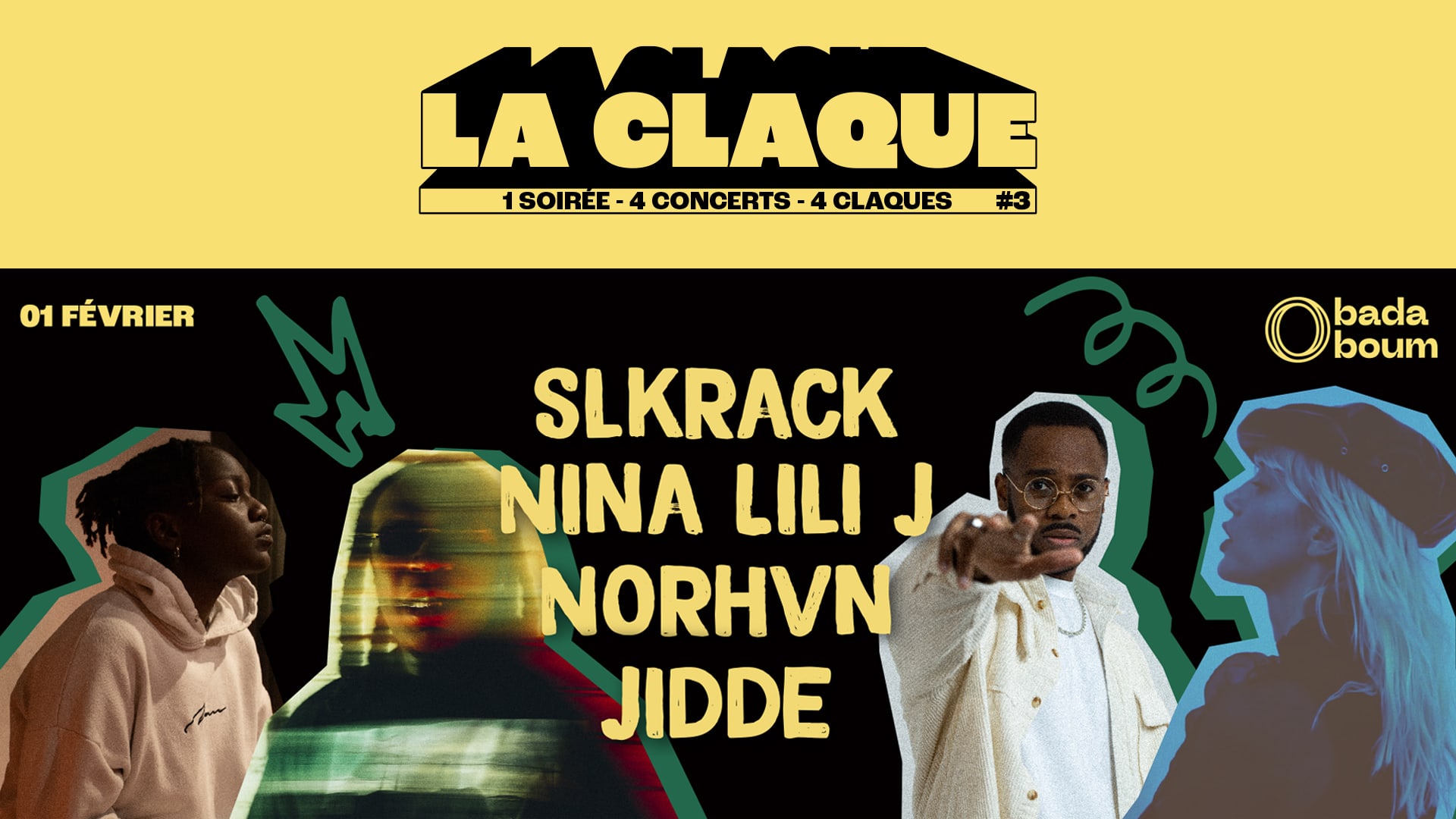 La Claque #3 — Slkrack, (+) Nina Lili J (+) Norhvn (+) Jidde Cover