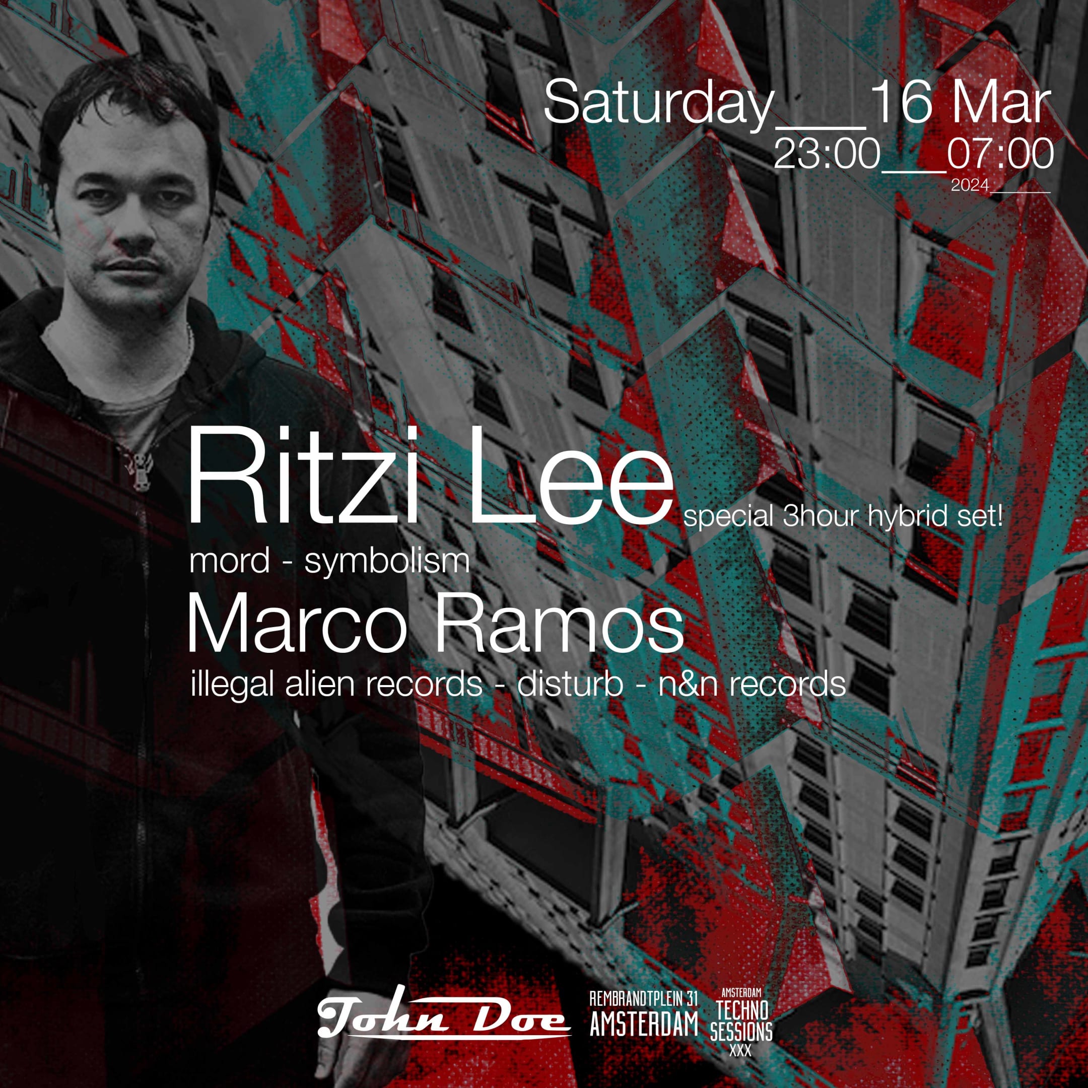 Amsterdam Techno Sessions W/ Ritzi Lee (Symbolism-Mord) Cover