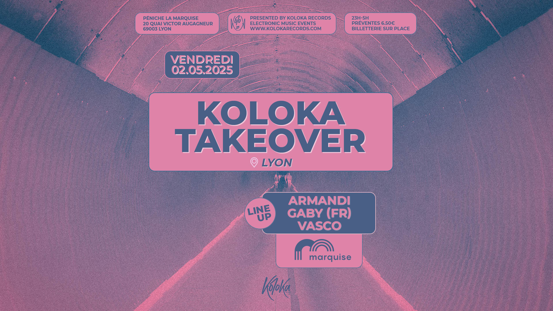 Koloka Takeover #2 @ La Marquise Cover