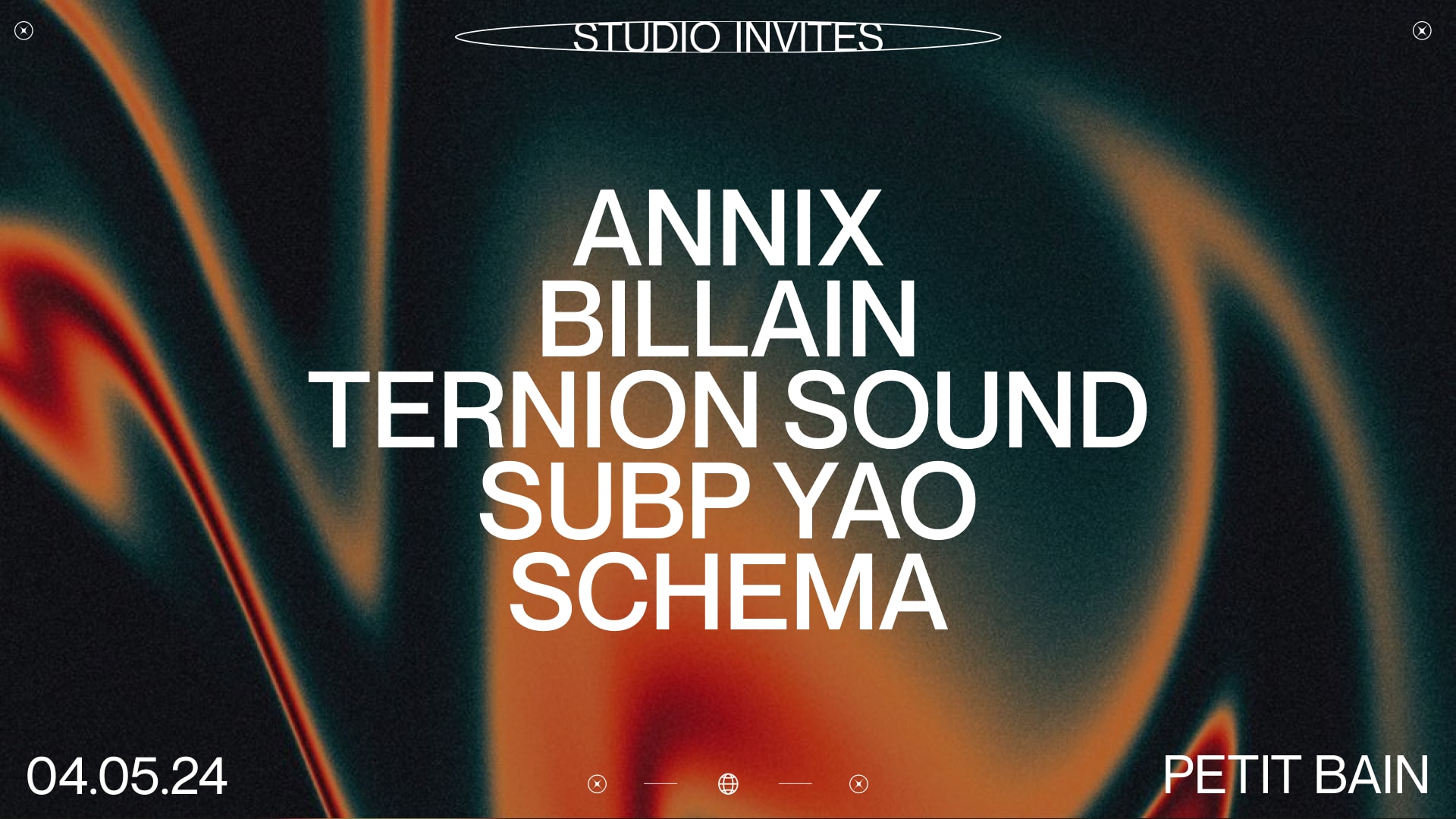 Studio Invites Annix, Billain, Ternion Sound, & Subp Yao Cover