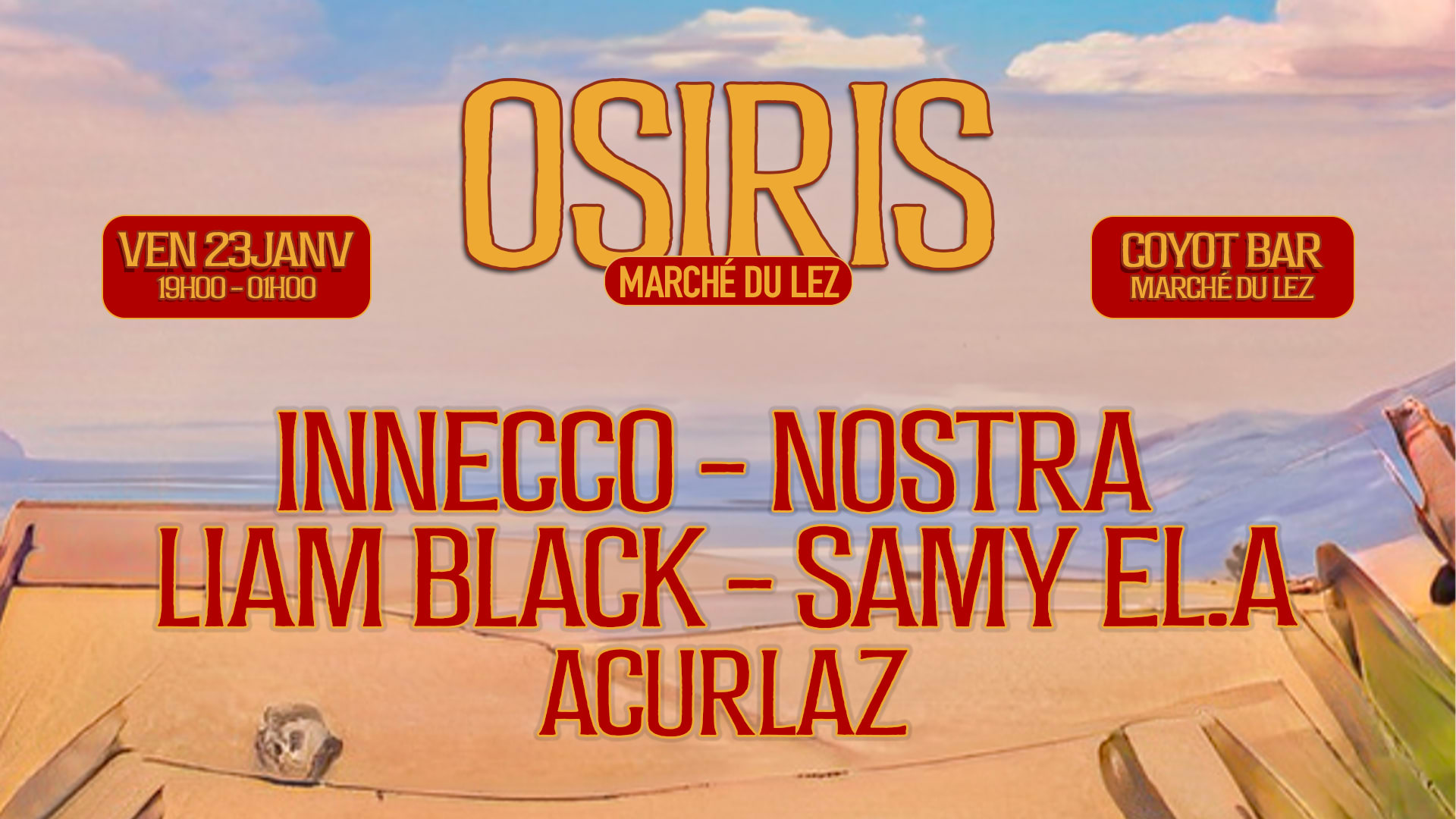 Osiris - Liam Black, Samy El.A, Innecco & Nostra Cover