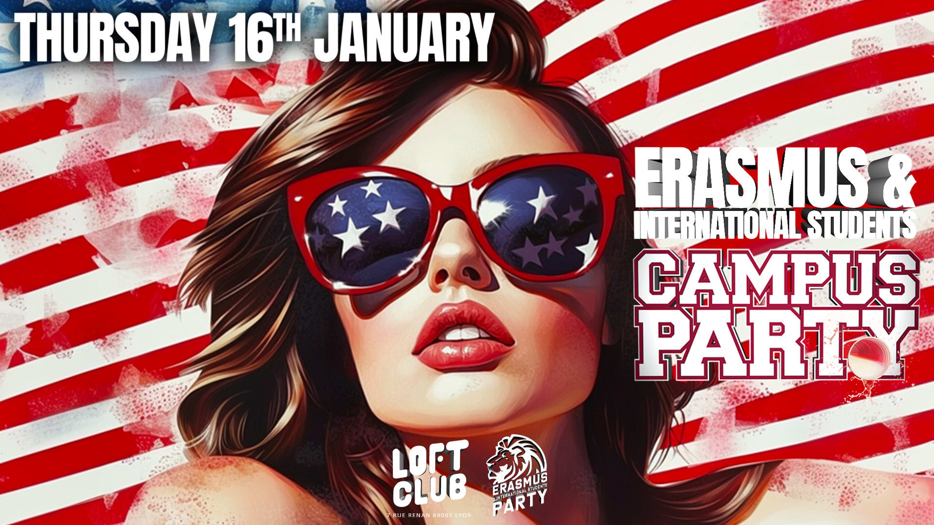 Erasmus & International Students / Integration Party / Loft Cover