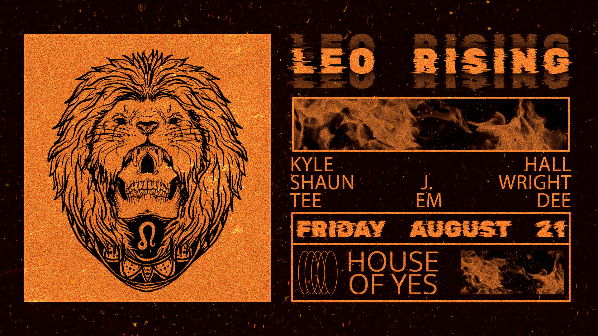 Leo Rising: Kyle Hall • Shaun J. Wright • Tee Em Dee Cover