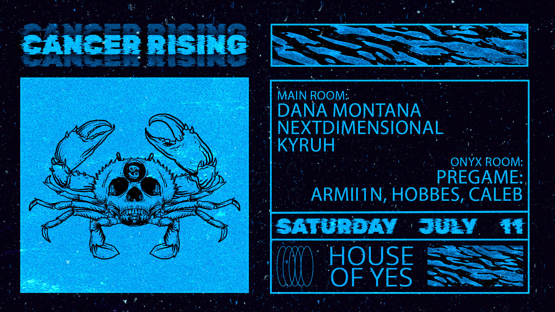Cancer Rising: Dana Montana, Nextdimensional, Kyruh, Pregame Cover