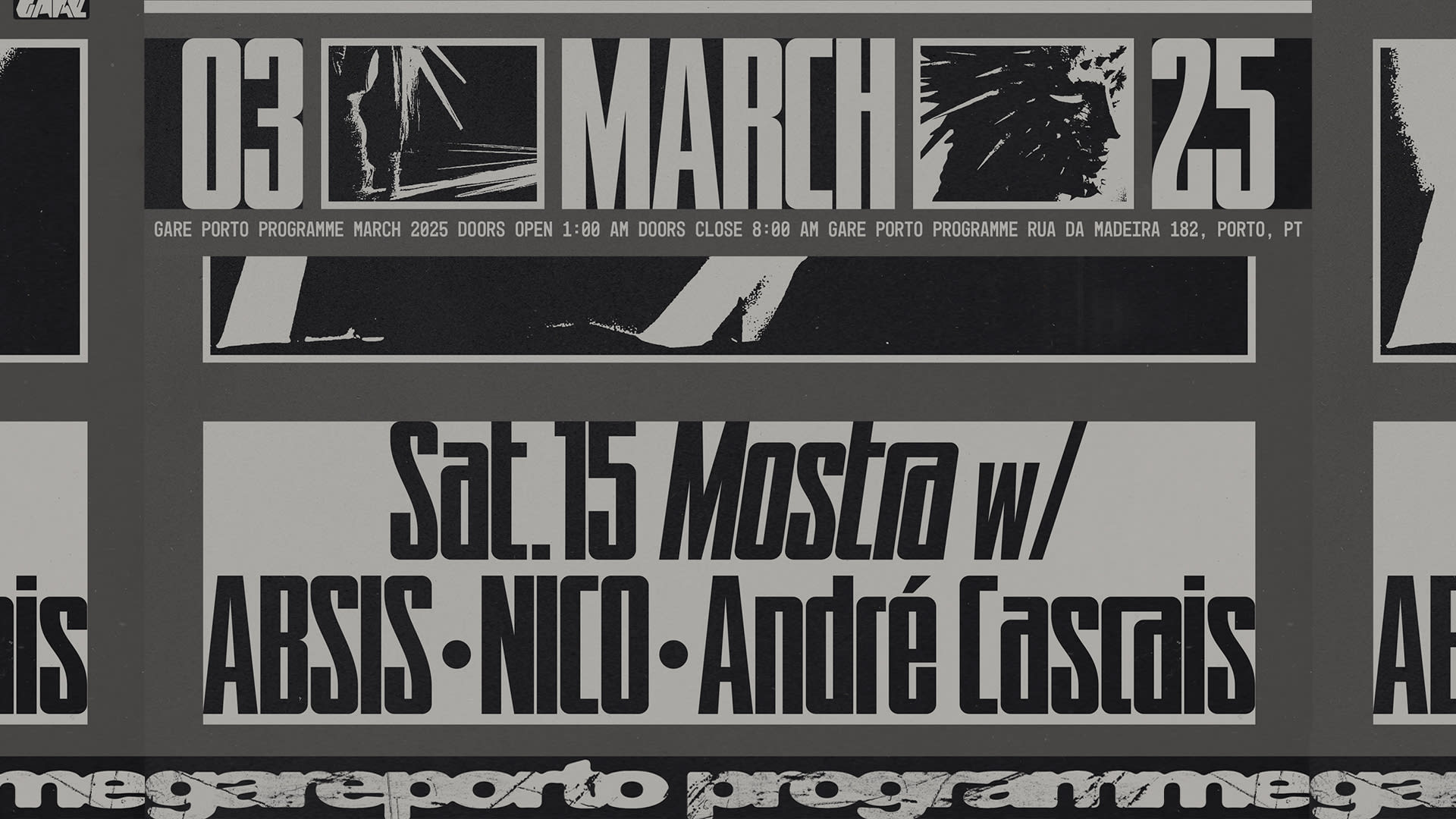 Mostra With Absis, Nico, André Cascais Cover