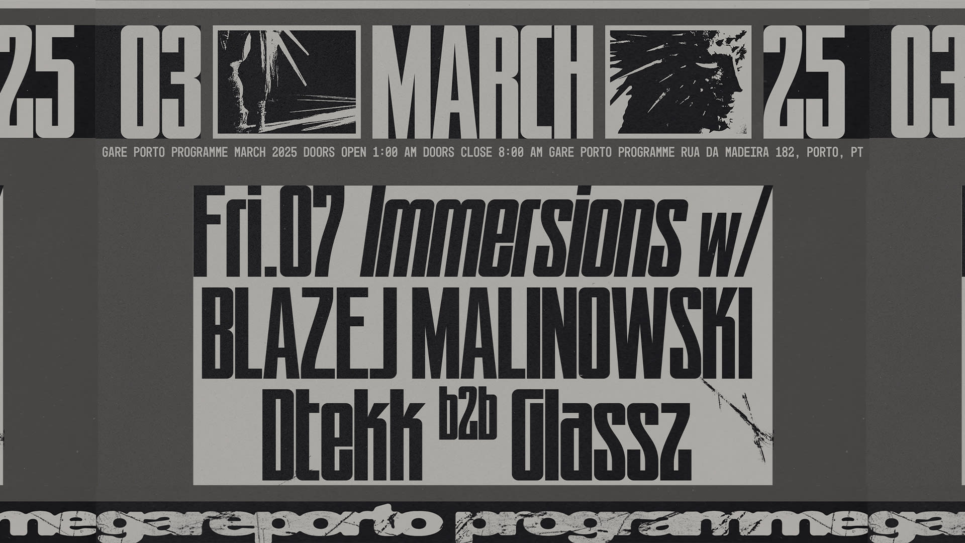 Immersions With Blazej Malinowski, Dtekk B2b Glassz, Kameu Cover