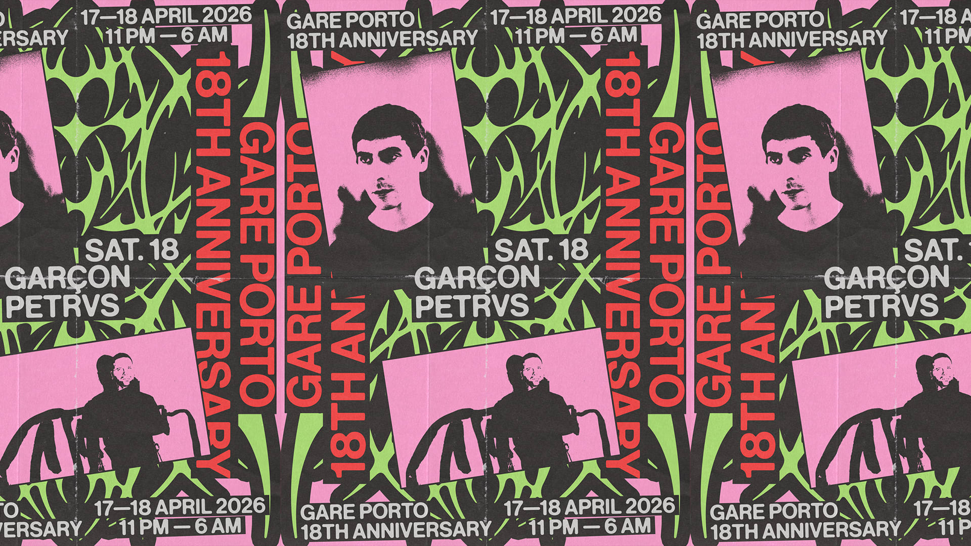18th Anniversary Of Gare Porto With Garçon, Petrvs Cover