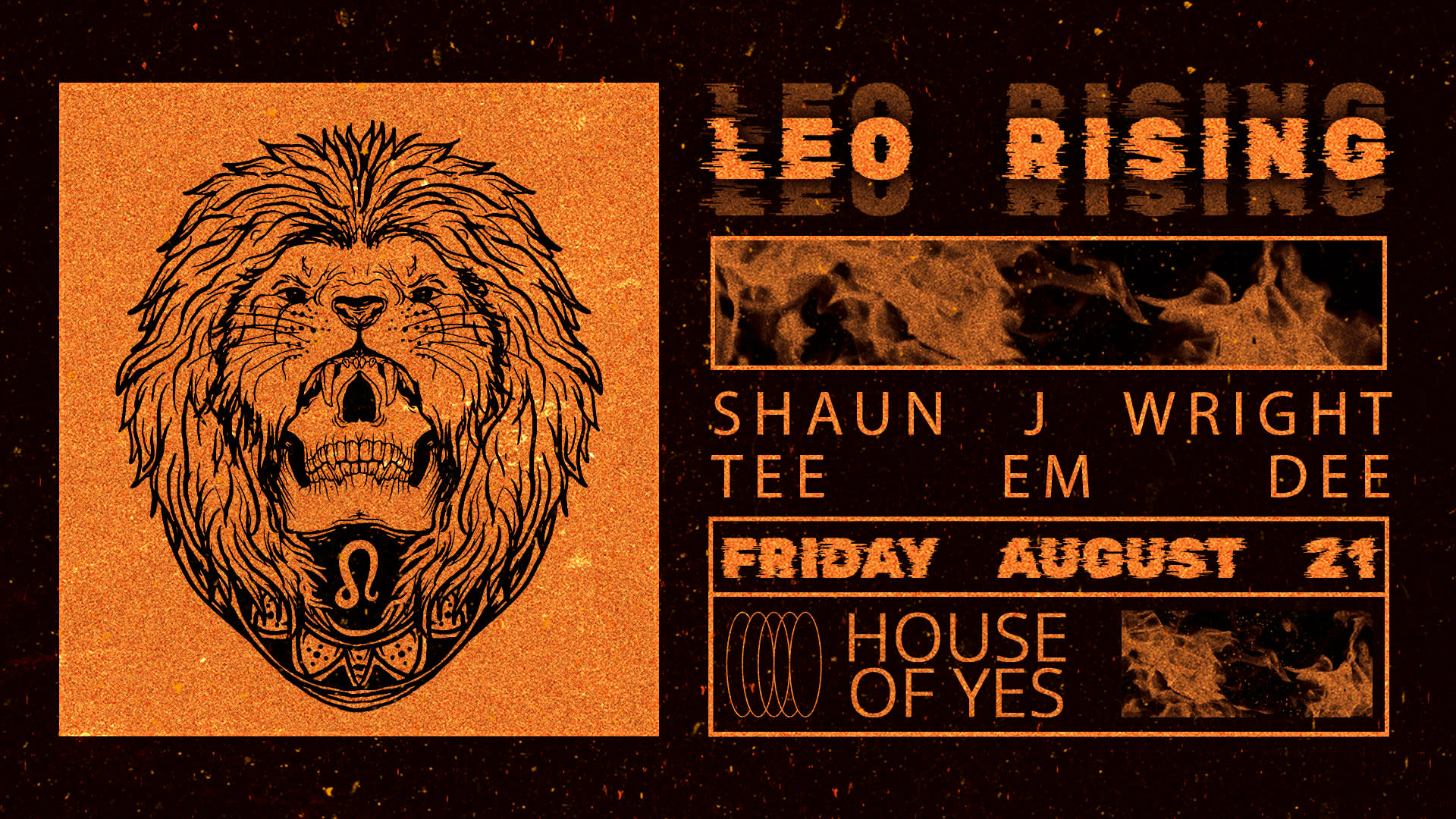 Leo Rising: Shaun J. Wright • Tee Em Dee Cover