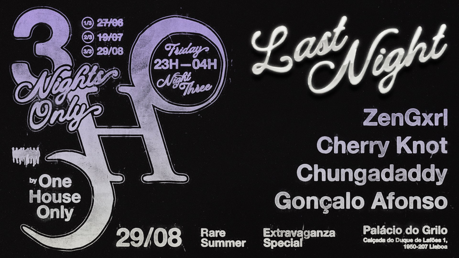 3 Nights Only / Night 3 Cover