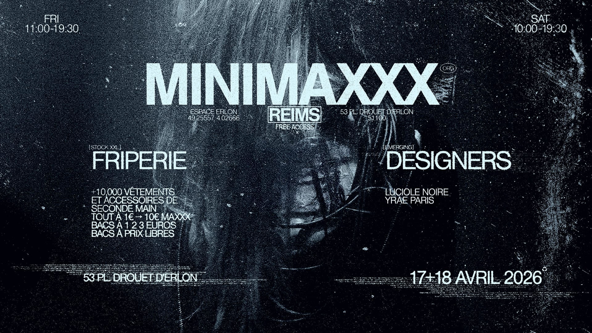 [Reims] Friperie + Dj-Sets + Designers Cover