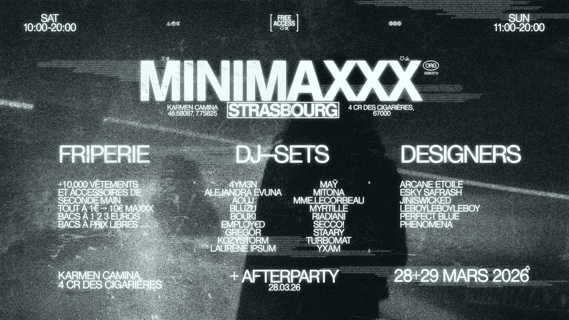 [Strasbourg] Friperie + Dj-Sets + Designers Cover